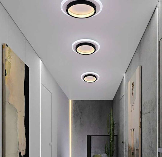 Atman Nantes Ceiling Mount Light 23cm White with Integrated LED