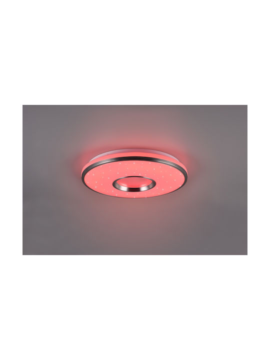 Trio Lighting Smart Πλαφονιέρα Οροφής 39εκ. Λευκή με Ενσωματωμένο LED και Τηλεχειριστήριο