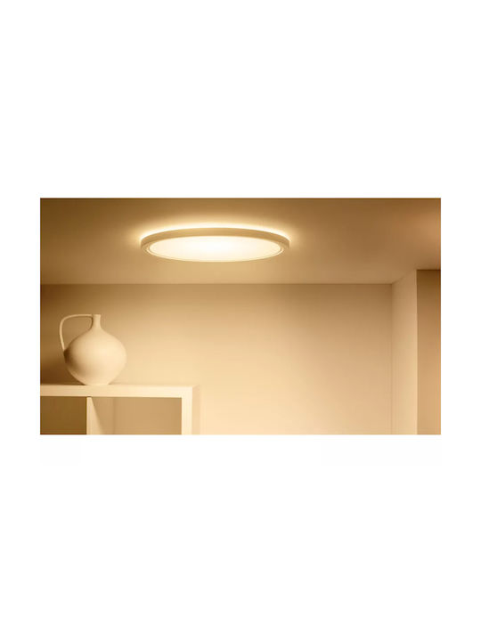 WiZ Smart Ceiling Mount Light 22cm White with Integrated LED and Remote Control