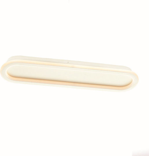 Aca Solo Ceiling Mount Light 57cm White with Integrated LED