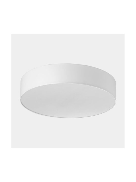 TK Lighting Rondo Ceiling Mount Light 60cm White with Socket E27