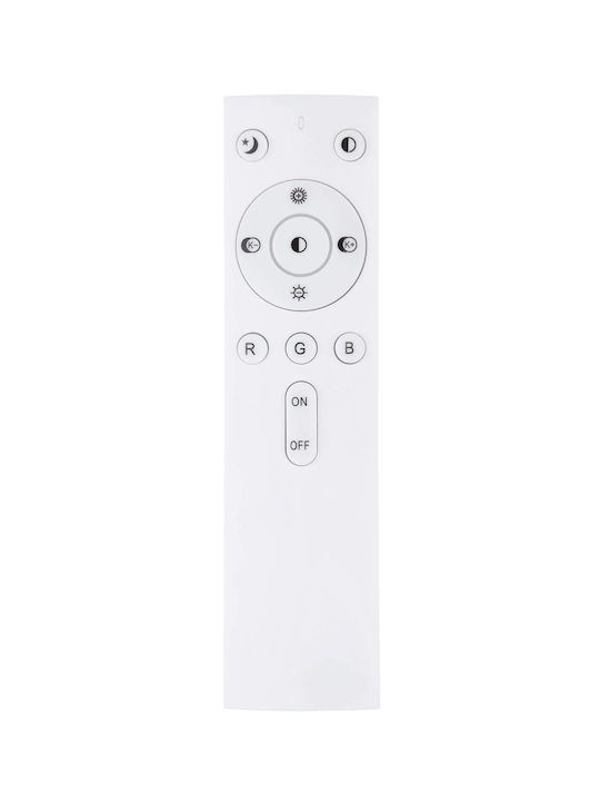 Globo Lighting Sully Ceiling Mount Light 38cm Black with Integrated LED and Remote Control