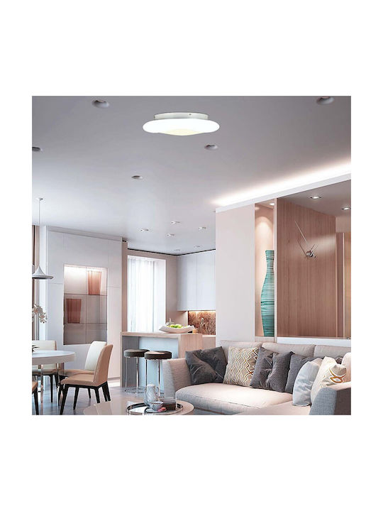 V-TAC Ceiling Mount Light 30cm White with Integrated LED and Remote Control