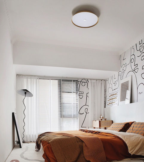VK Lighting Plafonieră de Tavan 33buc Maro cu LED Integrat