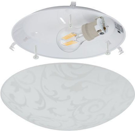 Eglo Scalea Deckenleuchte 31.5cm Weiß mit Fassung E27