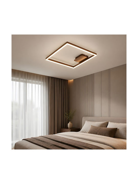 Led7 Carla-S Ceiling Mount Light 40cm Brown with Socket E27
