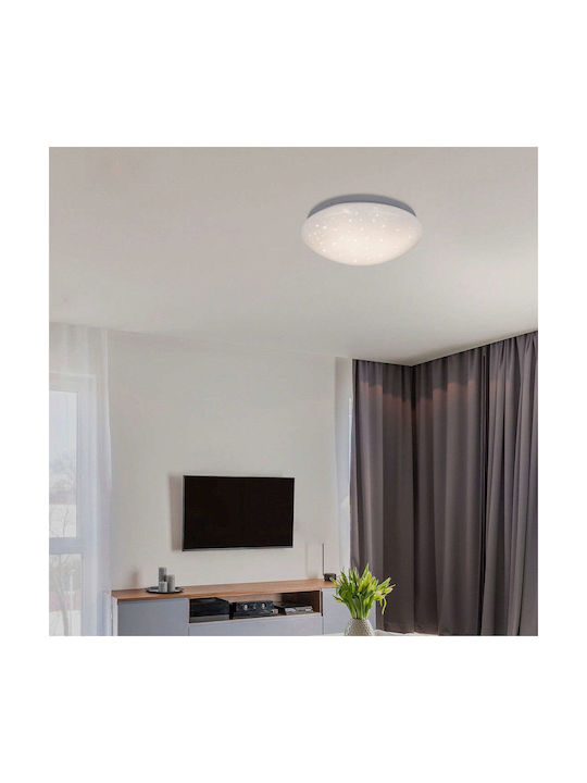 Rabalux Lucas Ceiling Mount Light 33cm White with Integrated LED