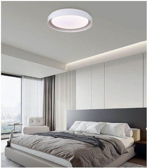 Sun Light Ceiling Mount Light White with Integrated LED and Remote Control
