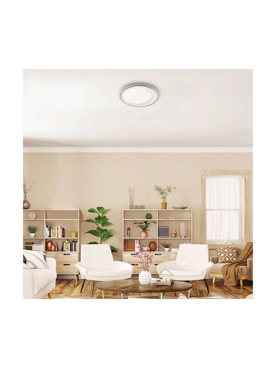 Rabalux Lorna Ceiling Mount Light 52cm White with Integrated LED