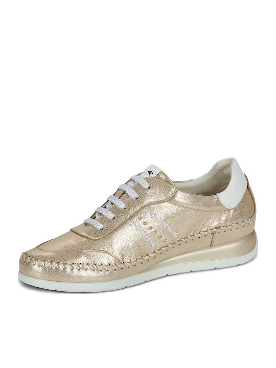 Damen Sneakers Gold