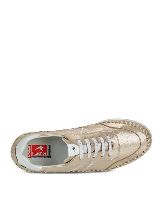 Damen Sneakers Gold