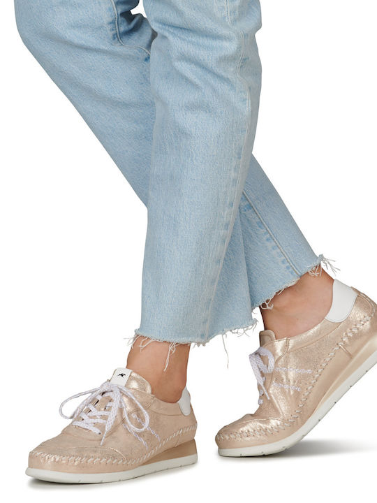 Damen Sneakers Gold