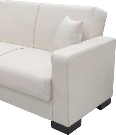 Dumma Ecke Sofa mit Bett mit Umkehrbarer Winkel & Stauraum Beige 226x146x86cm