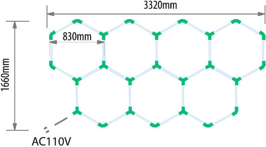 Einparts LED-Panels mit Kaltweißem Licht 6500K
