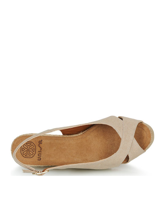Makin Damenplattformen Beige