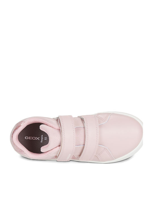 J Eclyper Kinder Sneaker Anatomisch mit Bügel- und Schleifenverschluss Rosa