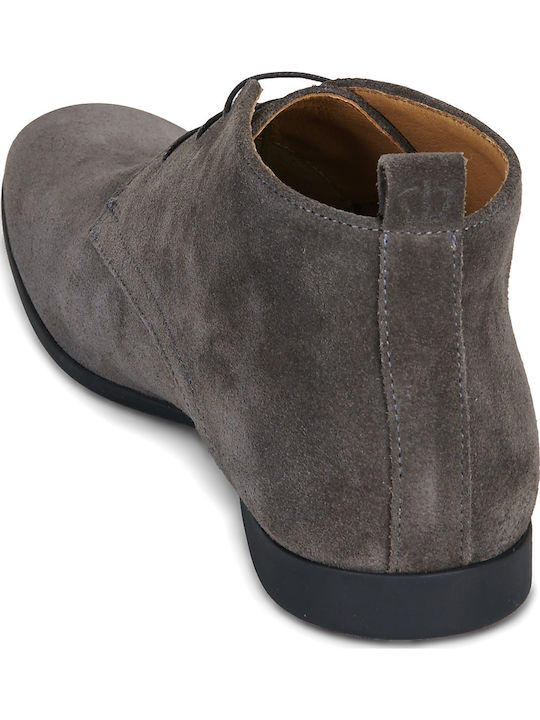 Graue Herrenstiefel