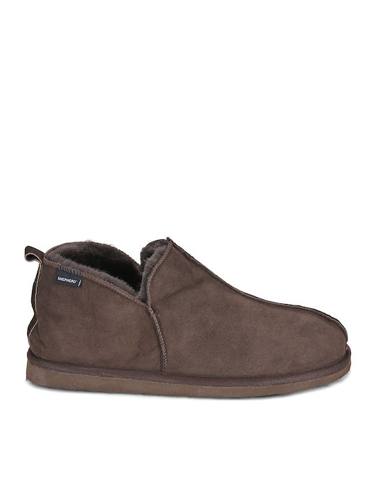 Herren Hausschuhe Braun