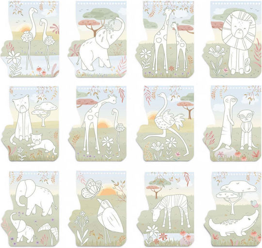 Little Dutch Malbuch Flamingo Safari Freunde