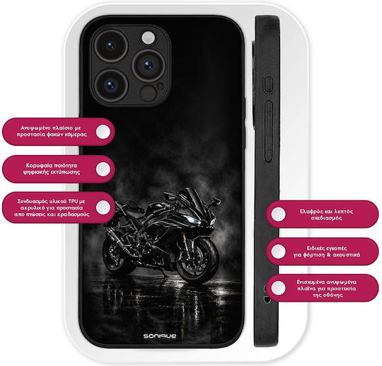 Калъф Sonique Men's Edition Motorla Moto G84 5g Черен Ride