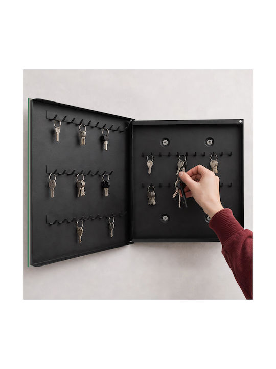 Tulup Metallic Wall Key Hook 50 Hooks 30x30x5cm