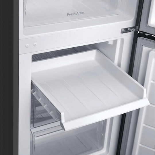 Candy Fridge-Freezer 333lt H180xW55xD56cm Grey CCH1S518EX