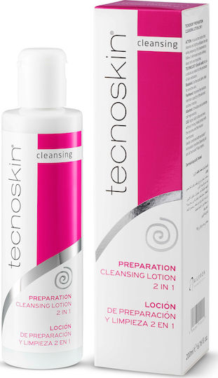 Tecnoskin Preparation Cleansing 2 in 1 Lotion Καθαρισμού Προσώπου για Ακνεϊκές Επιδερμίδες 200ml