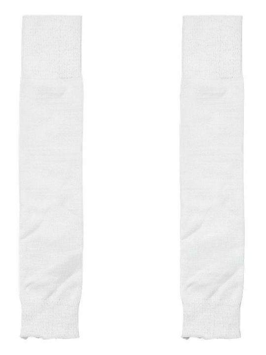 Musai Leg Sleeves за Футболни Протектори за Пищяли Бели 1 Чифт
