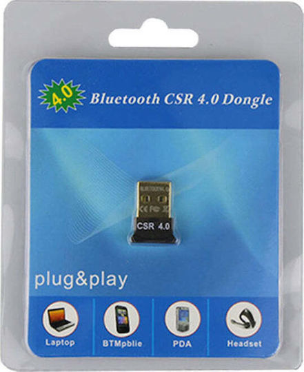 Bluetooth 4.0 адаптер Bt-004 USB Разстояние 20m Черен