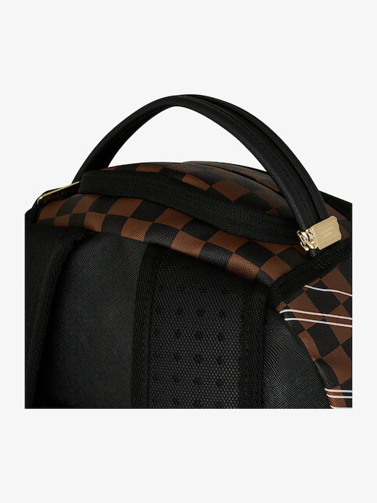 Sprayground DLXSV Ученическа Раница с Джоб за Бутилка Kung Fu Panda Po Checker Karate Kick 29 x 15 x 45.7см