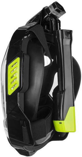 Aquaspeed Veifa Zx 38 Водолазна Маска Силиконова Full Face Черна
