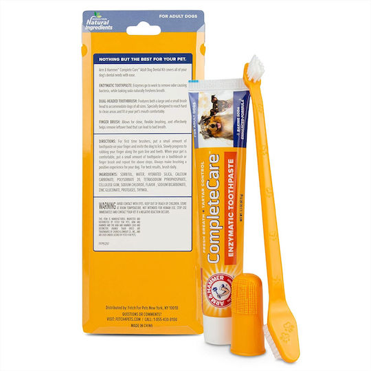 Arm & Hammer Set Îngrijirea Dentară A Câinilor Pentru Protecție Gingivală 67.5gr