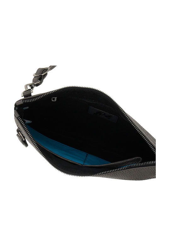 Beyonce Größe F/W 26-27 Leder Damen Schulter Tasche Grau