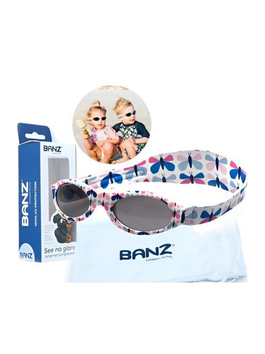 Banz Ochelari De Soare Pentru Copii Oval Cu Lentile Polarized Albi Pentru 2-5 Ani