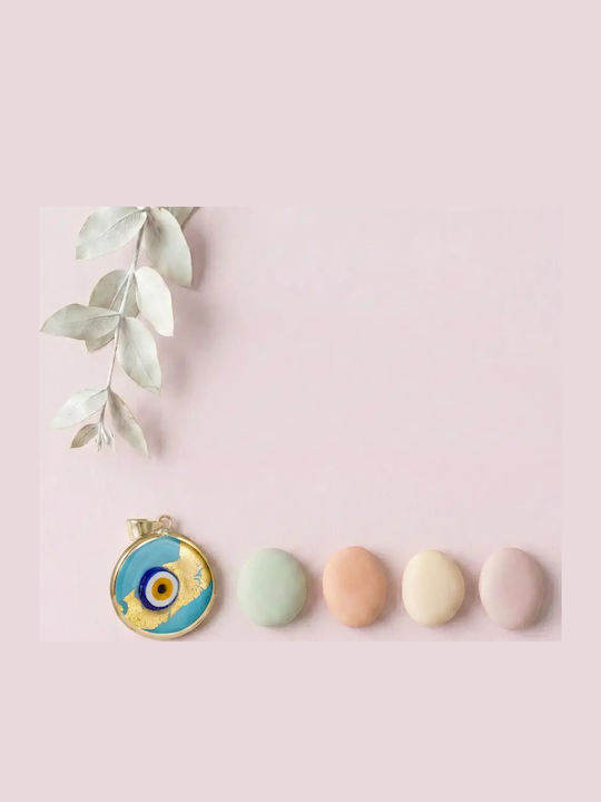 Charm Eye from Gold 9 K Light Blue