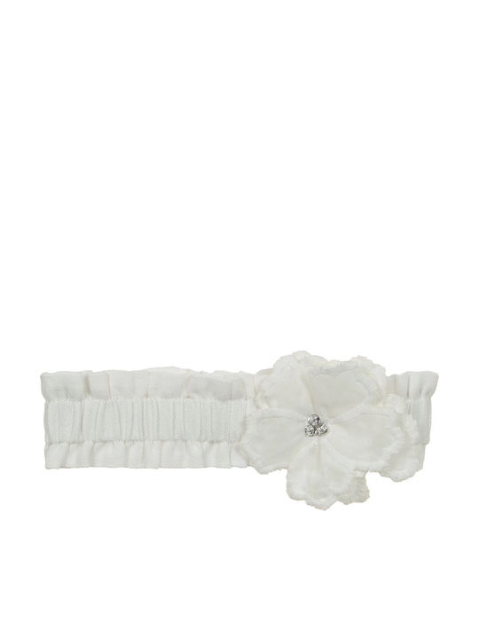 Lapin Kids Hair Band In White Color
