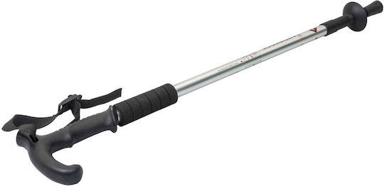 Baston telescopic metalic reglabil între 67 135 cm suport pentru drumeții