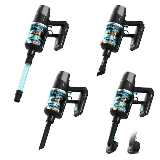 Cecotec Conga Rockstar RX50 Pet Flex Επαναφορτιζόμενη Σκούπα 2 σε 1 Stick & Χειρός 33.6V Μαύρη