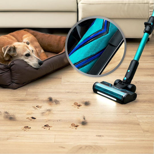 Cecotec Conga Rockstar RX50 Pet Flex Επαναφορτιζόμενη Σκούπα 2 σε 1 Stick & Χειρός 33.6V Μαύρη
