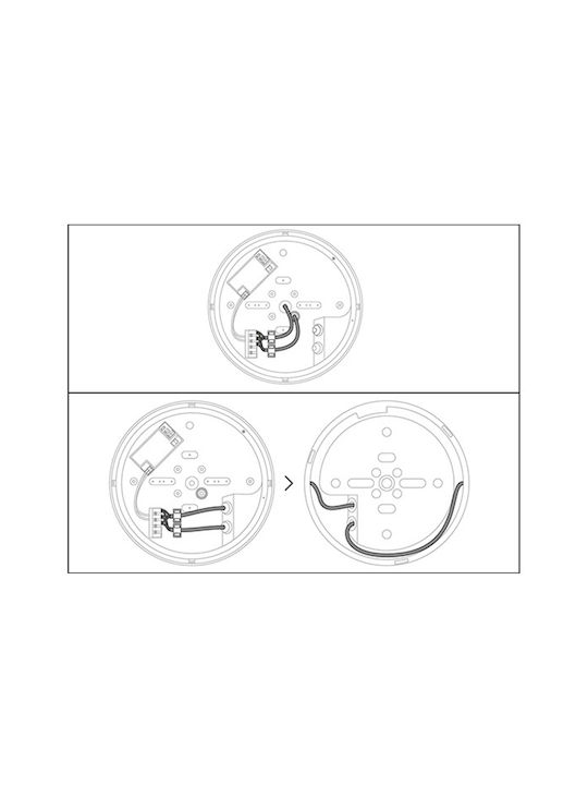 Osram Bathroom Ceiling Light White with Integrated LED