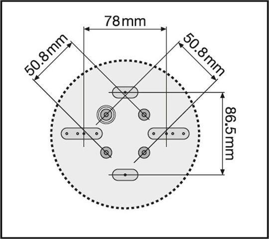 Osram Таванна плафониера за баня Бяла с Интегриран LED