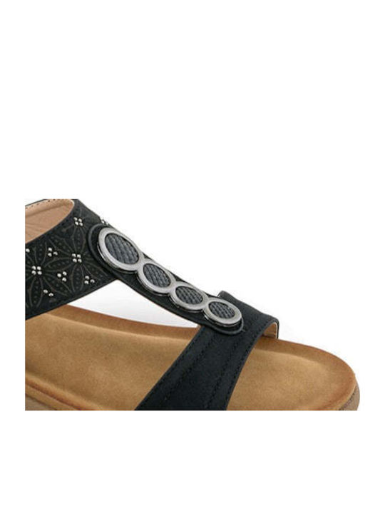 Damen Flache Sandalen Beige
