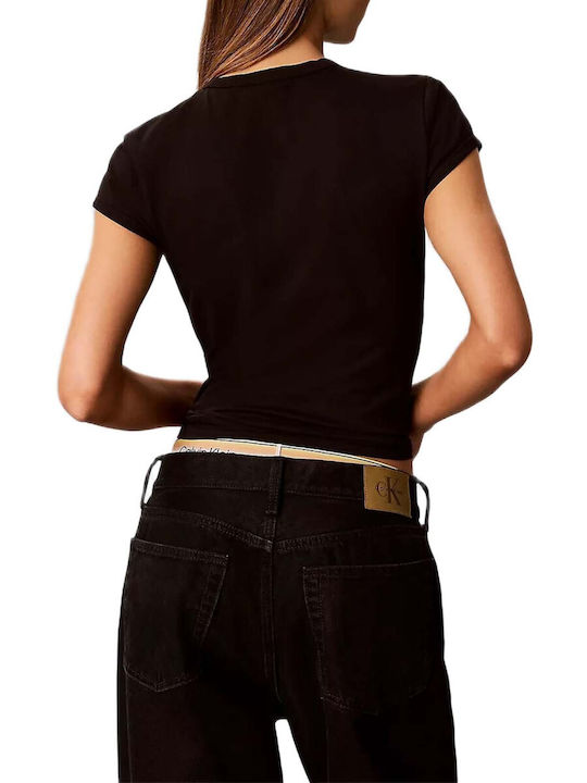 Calvin Klein Дамско T-shirt Черно