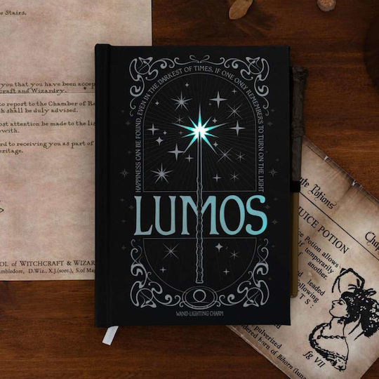 Grupo Erik Harry Potter Lumos Maxima Бележник A5 Сив