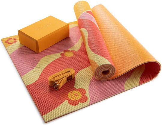 Myga Στρώμα Γυμναστικής Yoga Πολύχρωμο