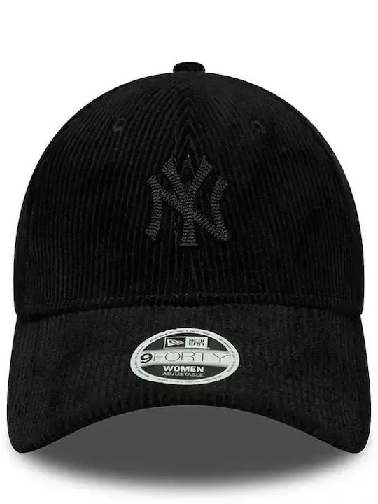 New Era New York Yankees Damen Mlb Cord 9forty Verstellbare Kappen Baumwolle Schwarz