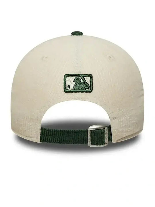 New Era La Dodgers Mlb Cord 9forty M-crown Регулируема Шапка Унисекс Памук Кремаво Зеленo 60915968