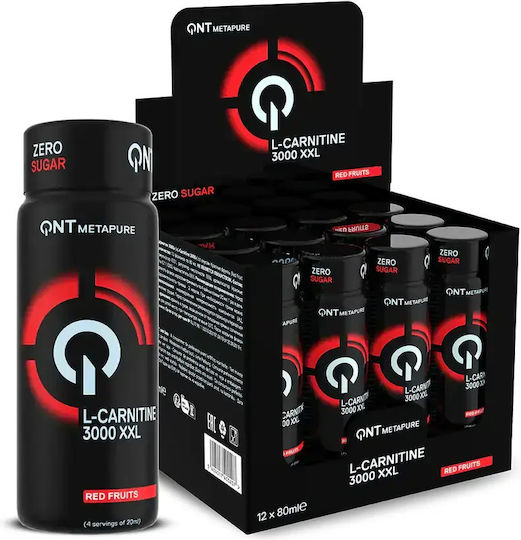 QNT L-Carnitine 3000mg με Γεύση Red Fruits 80ml