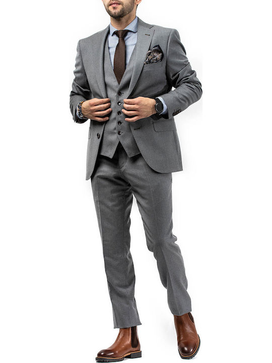 Winter Men's Suit Grey