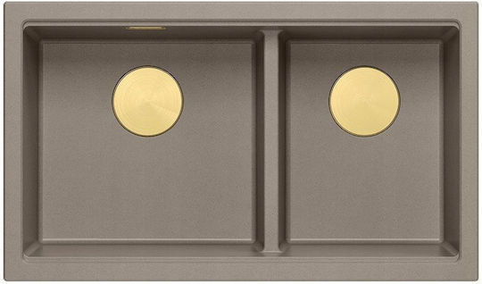 GraniteQ Logan Undermount from Liquid Granite W76xD45cm